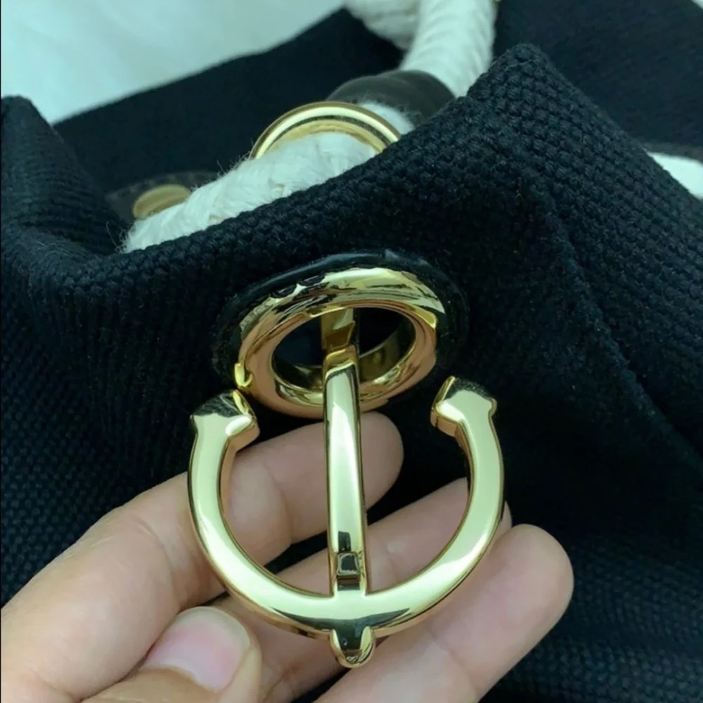 MICHAEL KORS MARINA NAUTICAL GOLD ANCHOR ROPE TOTE